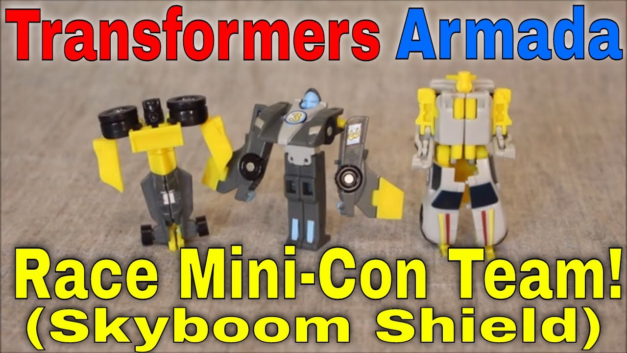 Transformers Armada Race Mini-con Team (Skyboom Shield) - GotBot True Review NUMBER 737