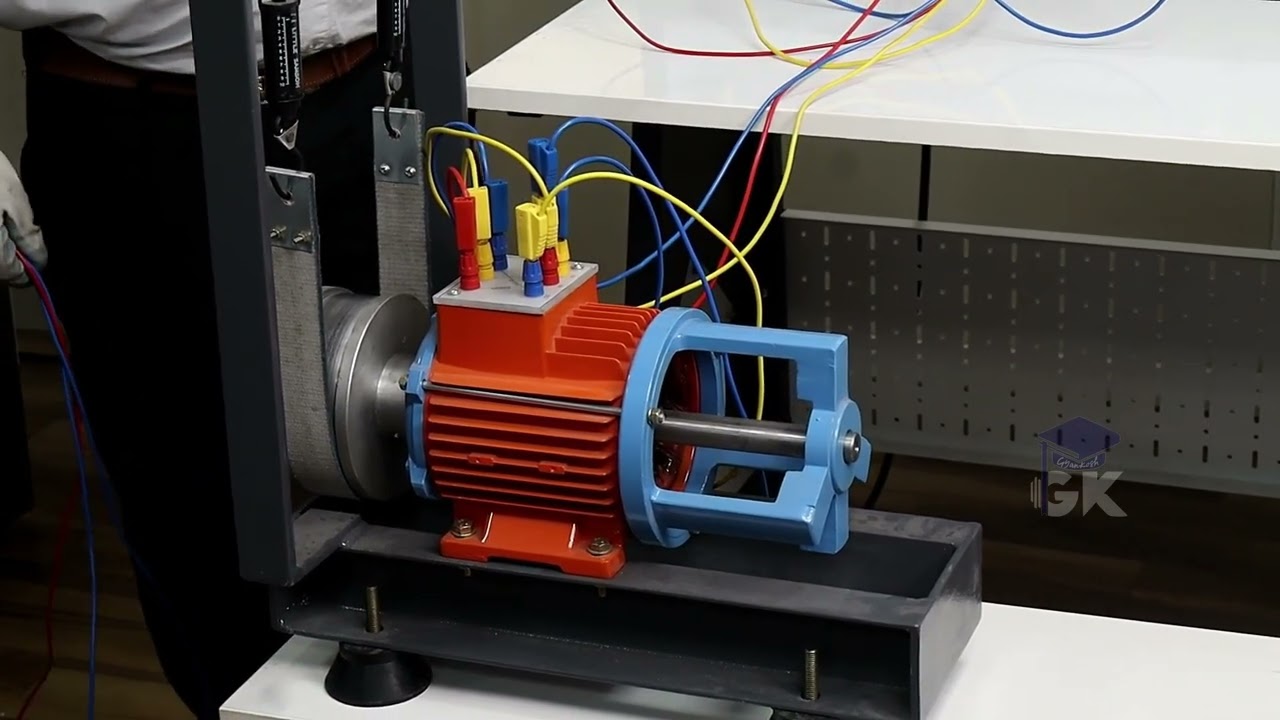 Electrical Machine Trainer Kit | Exp 1 : Starting and Running the Squirrel Cage Induction Motor