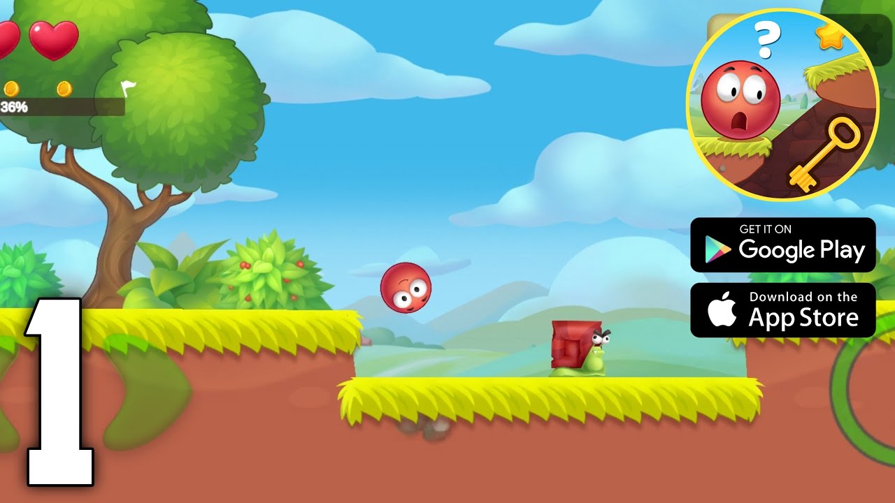 Red Ball: Secret Adventure Part 1 | Gameplay Walkthrough | Levels 1-10 | (iOS & Android)