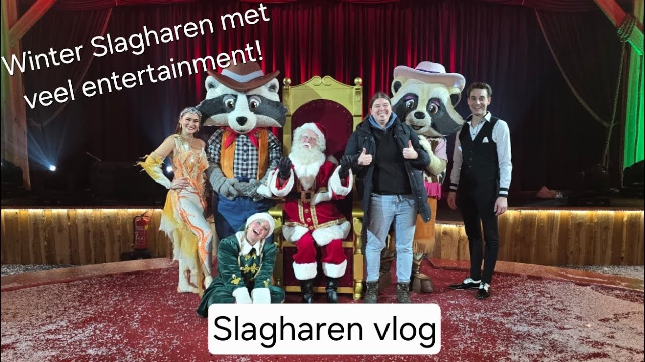 Winter Slagharen 2025/2026! Circusshow, fonteinenshow en vuurwerk! - Slagharen Vlog - 06-12-2025