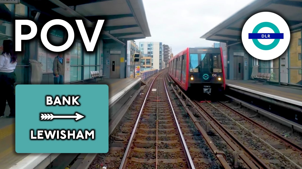 POV: You're Riding the DLR from Bank to Lewisham 🚇🎢 | Transport for London