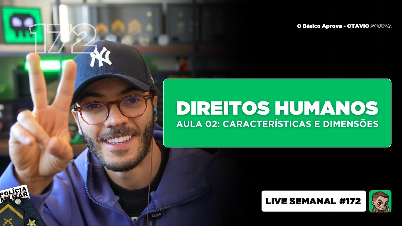PPMG: Direitos Humanos - Características e Dimensões - Aula 02 | Live #171 | PMMG e PPMG