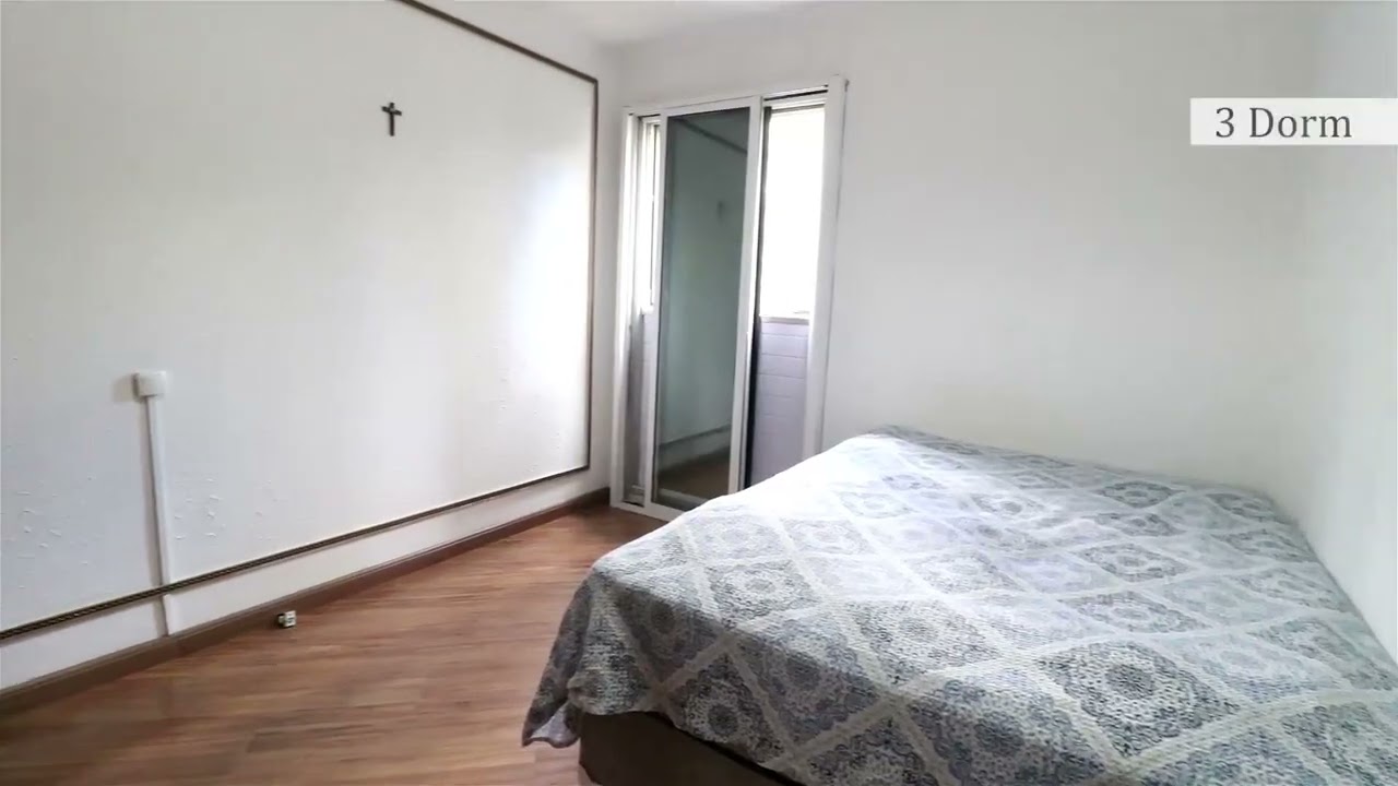 Conforto, Espaço e Iluminação em um Apartamento Completo com 3 Quartos