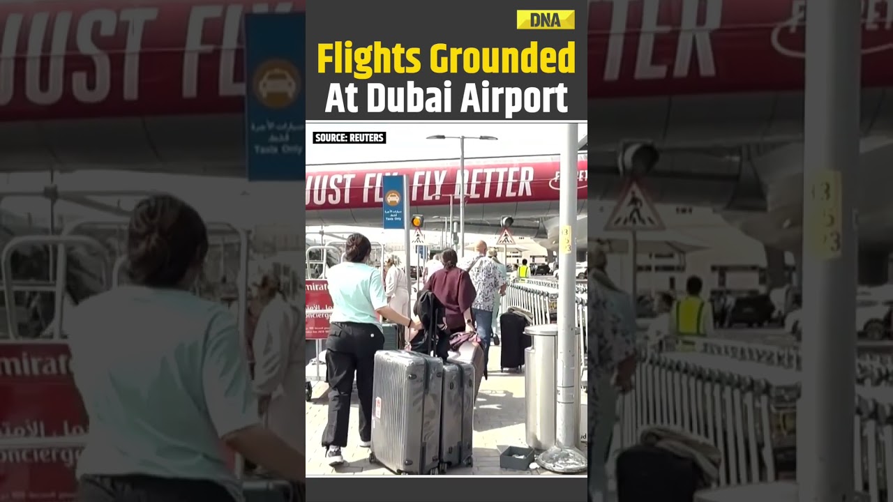 Iran Israel War: Flights Grounded At Dubai Airport Amid Regional Tensions | US Iran War #shorts
