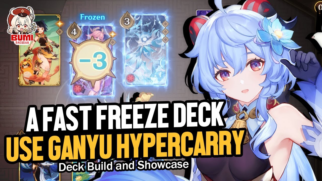 Freezing Never Felt This Good! Ganyu Hypercarry Deck | Genshin TCG