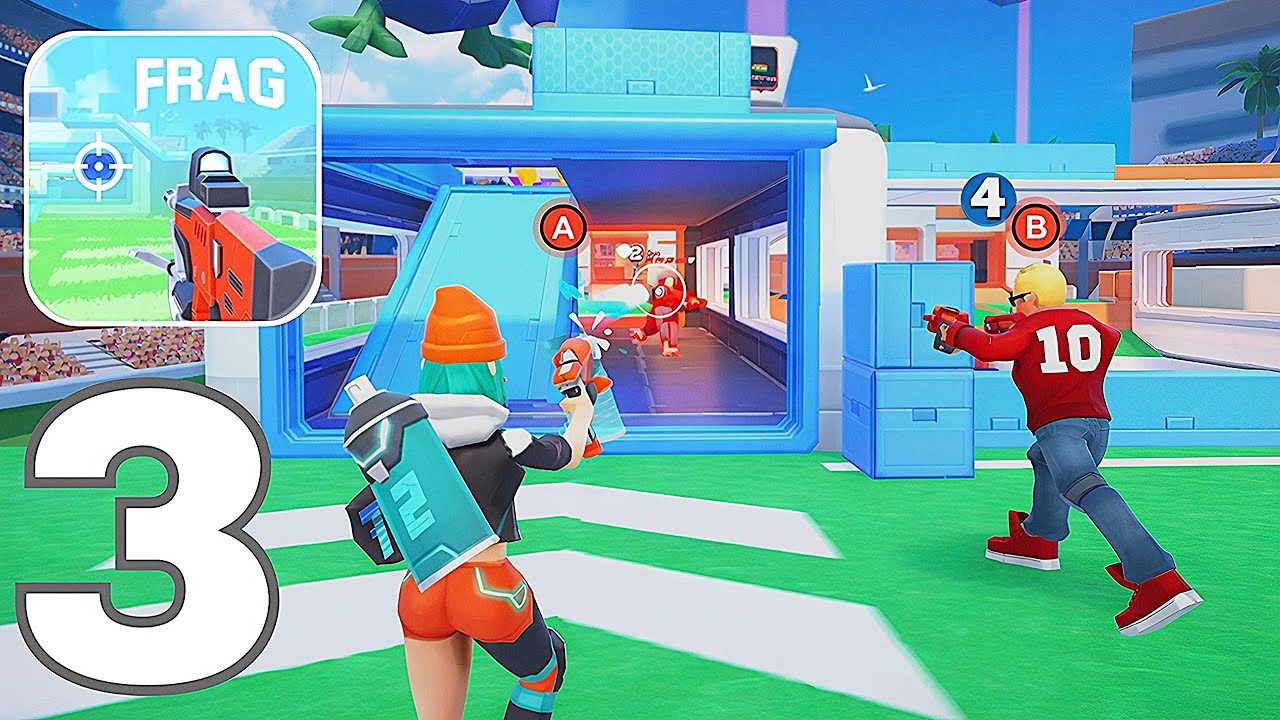 Frag Pro Shooter Mobile Gameplay Walkthrough Part 3 (iOS Android)