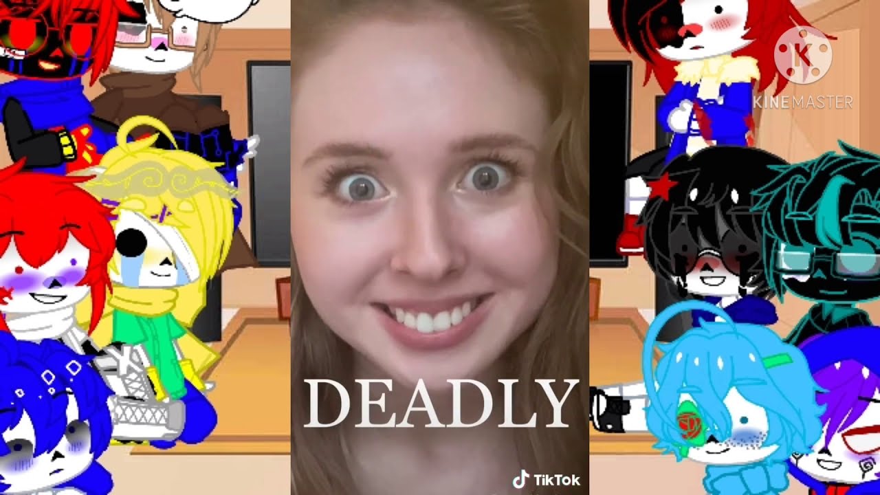 sans aus react to tik toks/my au/gacha club