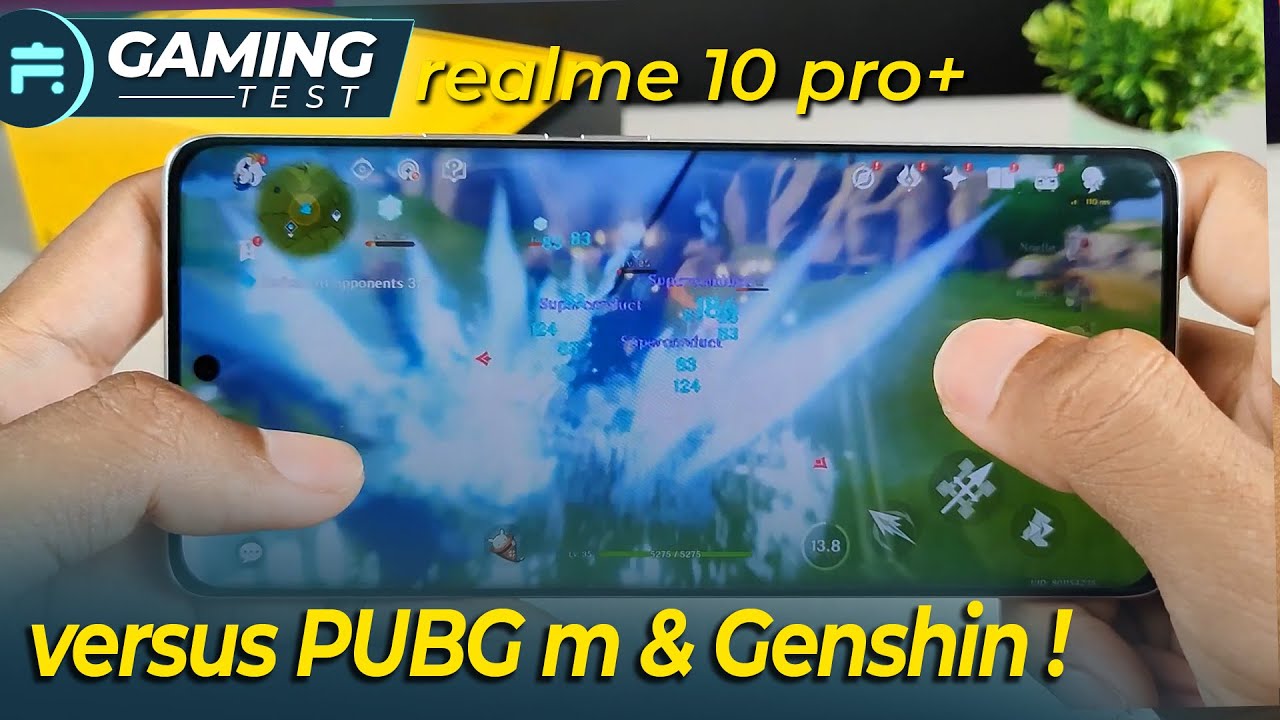 Gaming Test Realme 10 Pro + PUBG mobile Genshin impact Indonesia