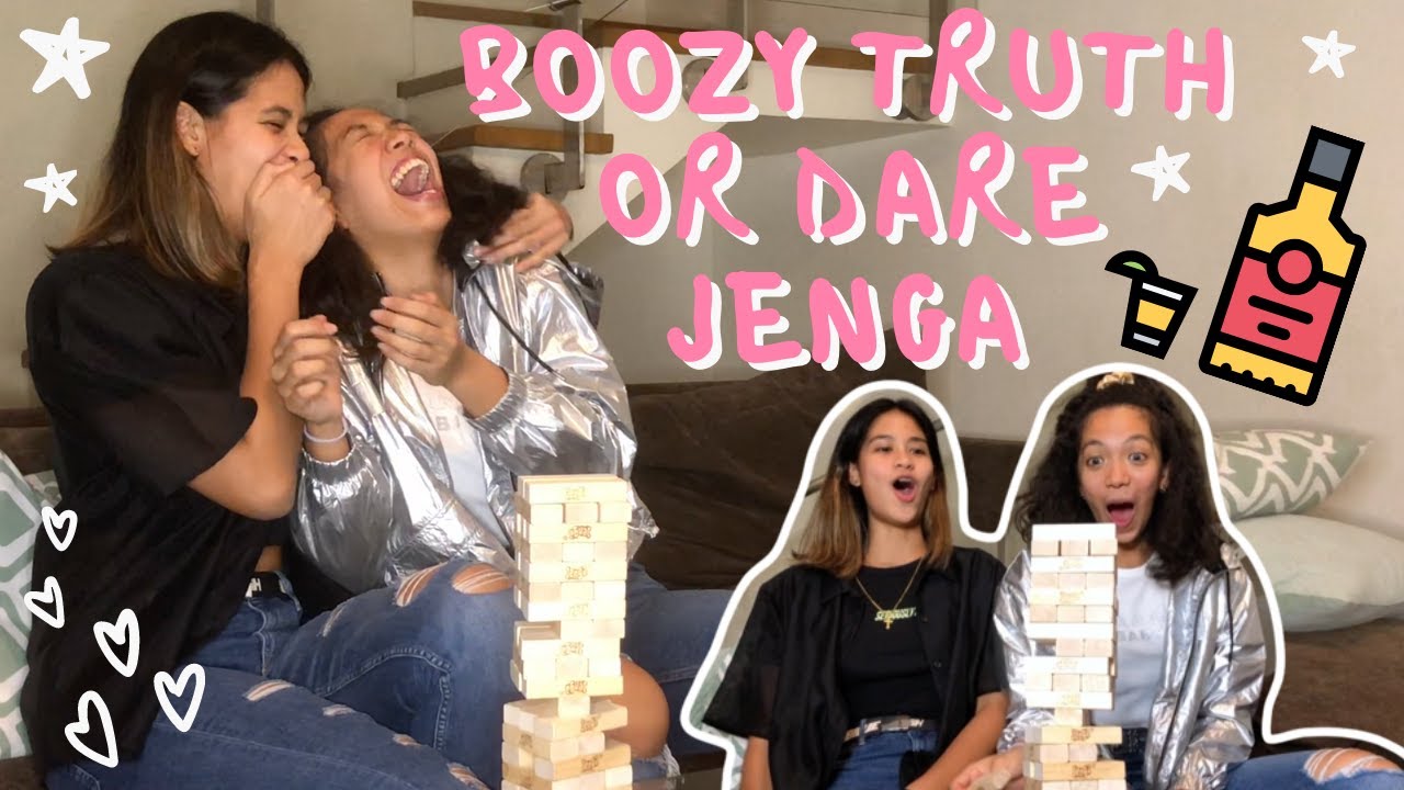 BOOZY TRUTH OR DARE JENGA ft. Jules Samonte PART 1 | Pauline "Ponggay" Gaston