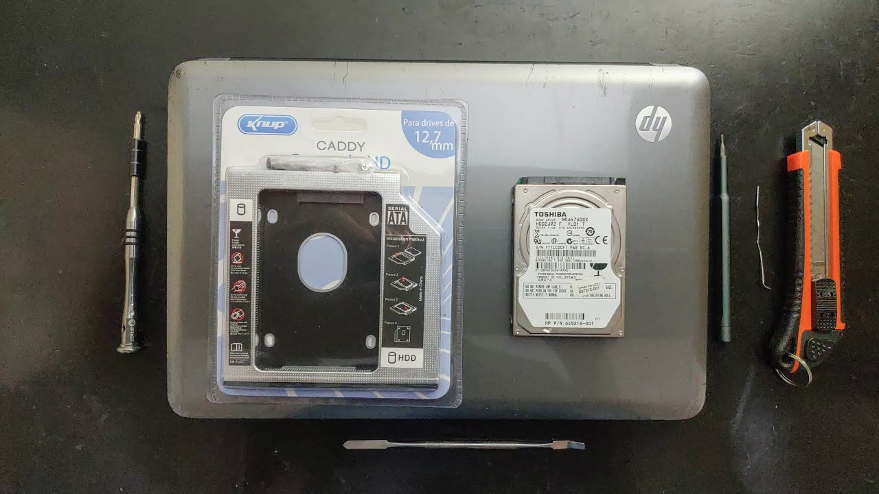 Adaptador Caddy - Como Instalar Um Segundo Hd Em Seu Notebook