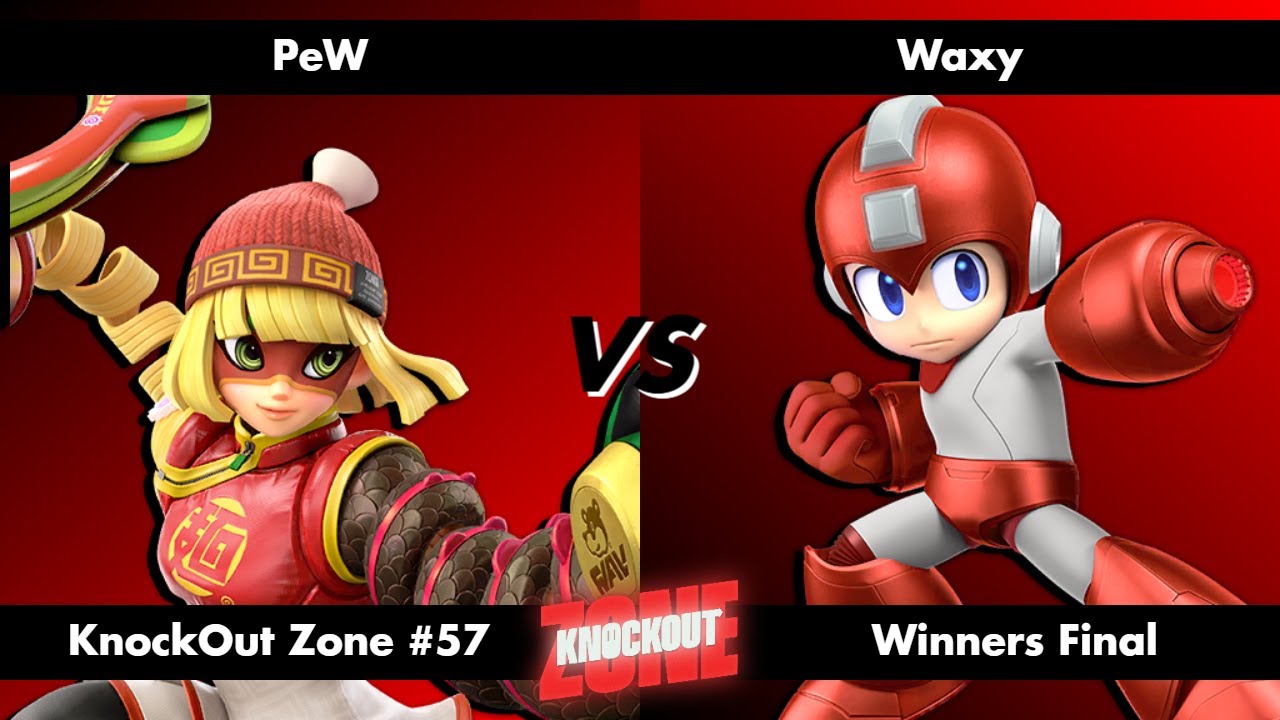 KnockOut Zone #57 - SSBU Winners Final - PeW (Min Min) vs Waxy (Mega Man)