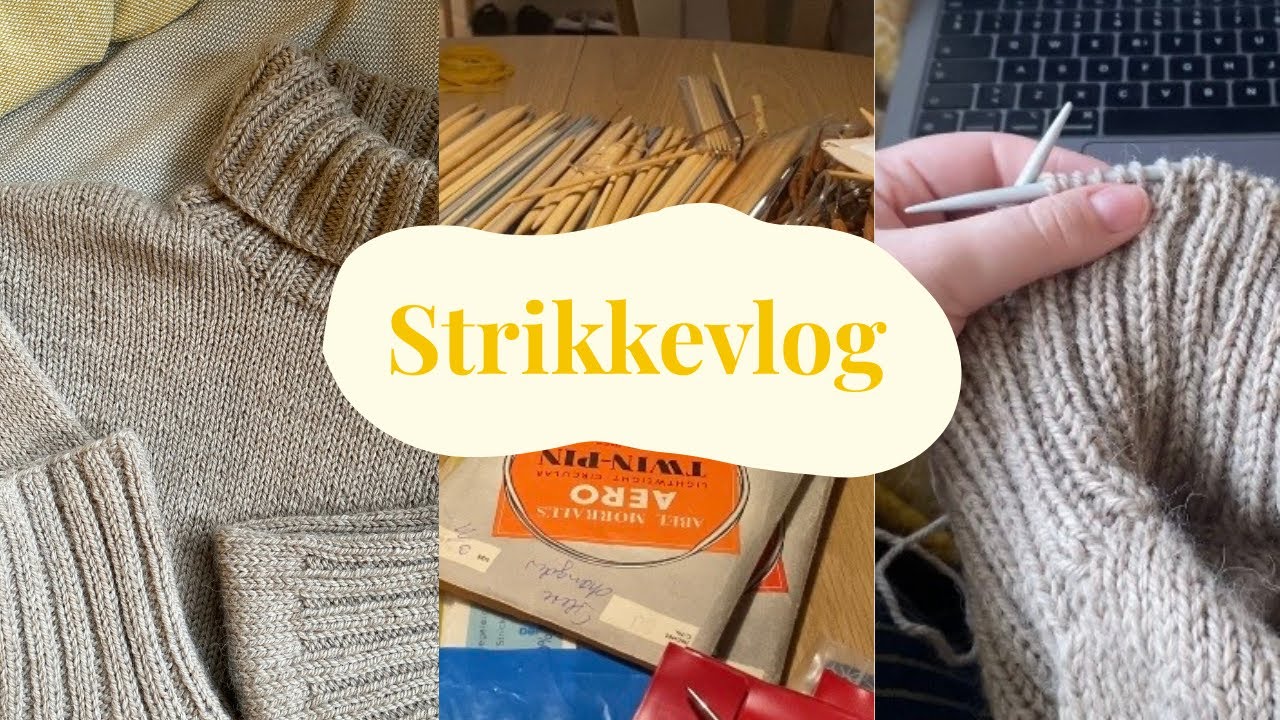 Strikkevlog 01 - Færdiggøre et projekt, og starter to nye!