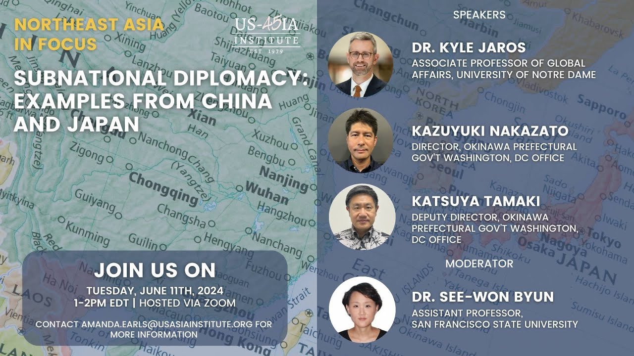 Subnational Diplomacy: Examples from China and Japan