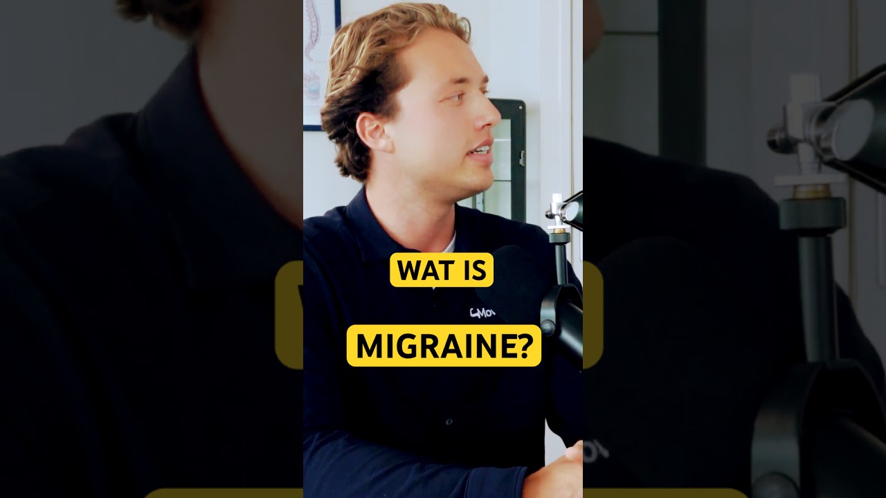 Migraine: wat is het en wat doet een chiropractor? #migraine #hoofdpijn