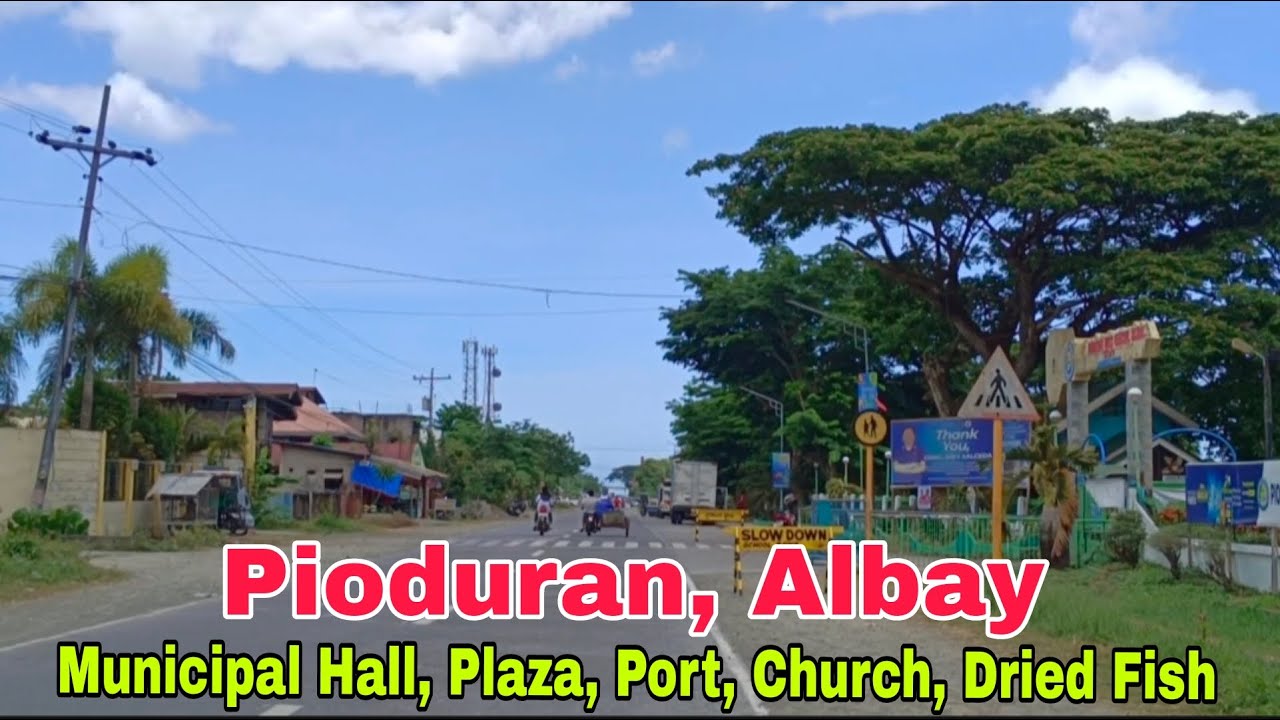 Pioduran, Albay - Municipal Hall, Port , Church, Dried Fish