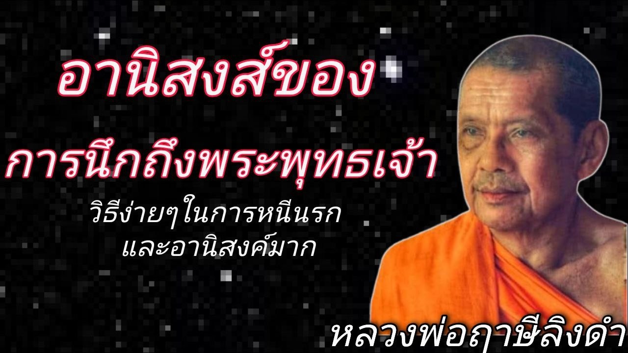 อานิสงส์ของการนึกถึงพระพุทธเจ้า วิธีง่ายๆในการหนีนรก และอานิสงค์มาก หลวงพ่อฤาษีลิงดำ #ช่องเสียงธรรมะ