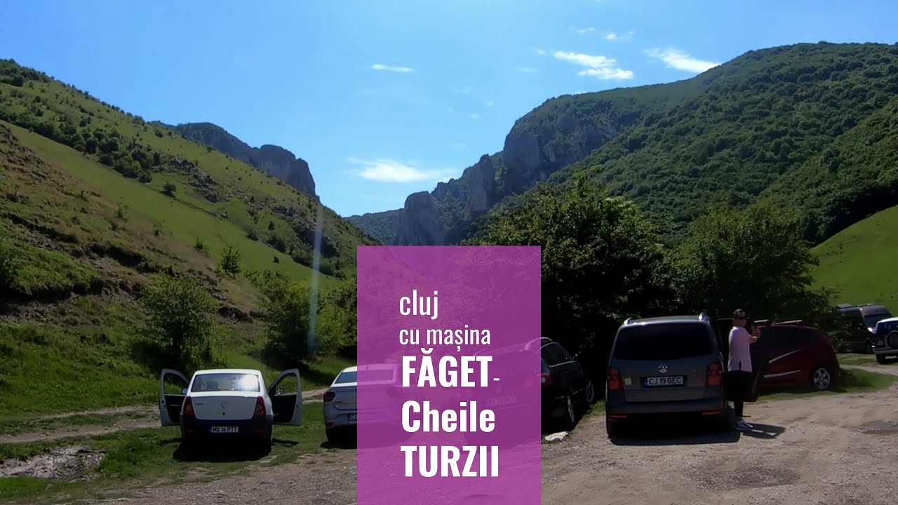 🚩Road by Car from Făget, Cluj to Cheile Turzii through Petrești de Jos