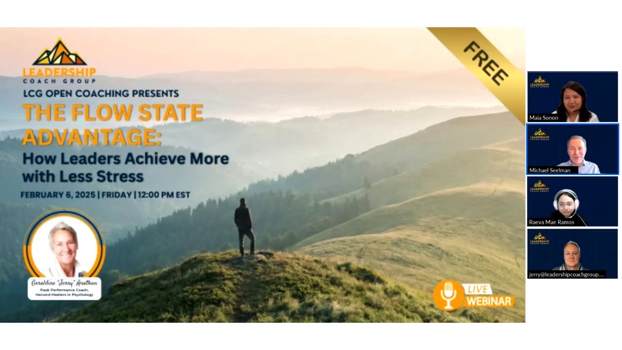 The Flow State Advantage: How Leaders Achieve More with Less Stress