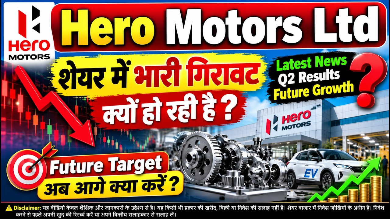 Hero Motors Share Falling क्यों? | Latest News, Share Price Target 2026&ndash;2027 | Buy, Hold या Sell ?