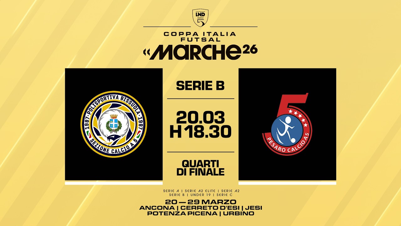Bissuola-Italservice Pesaro 3-2 | Coppa Italia Serie B 2025/2026 | Quarti di finale