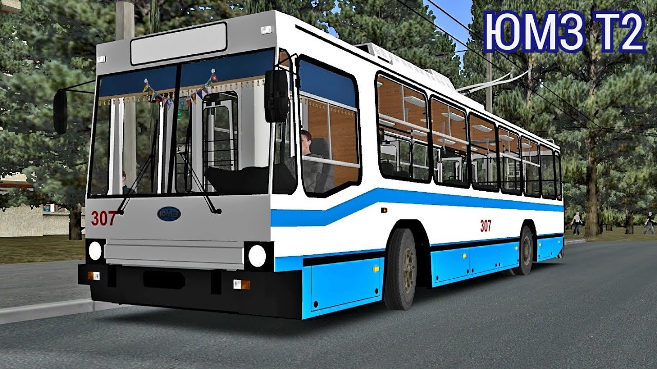 Omsi 2 Троллейбус ЮМЗ Т2 г. Новобобруйск