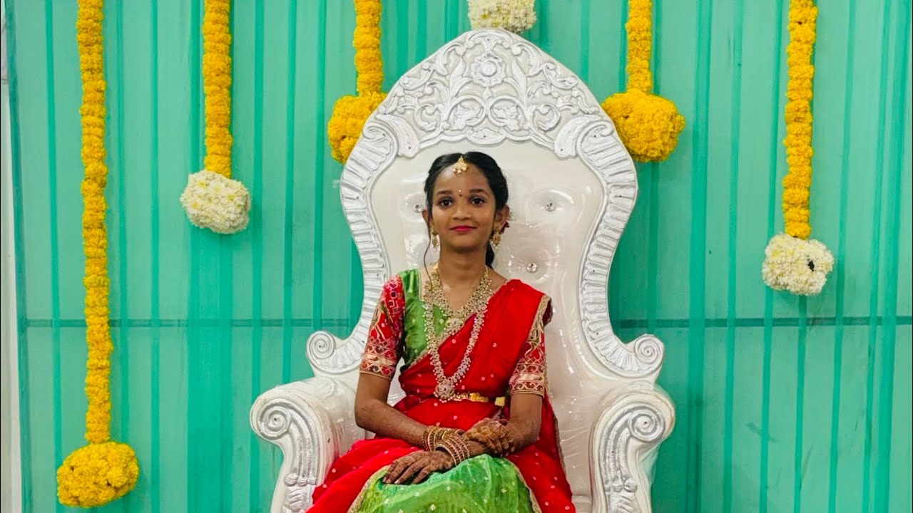 Pemmaraju Kavya Sri Half Saree Function