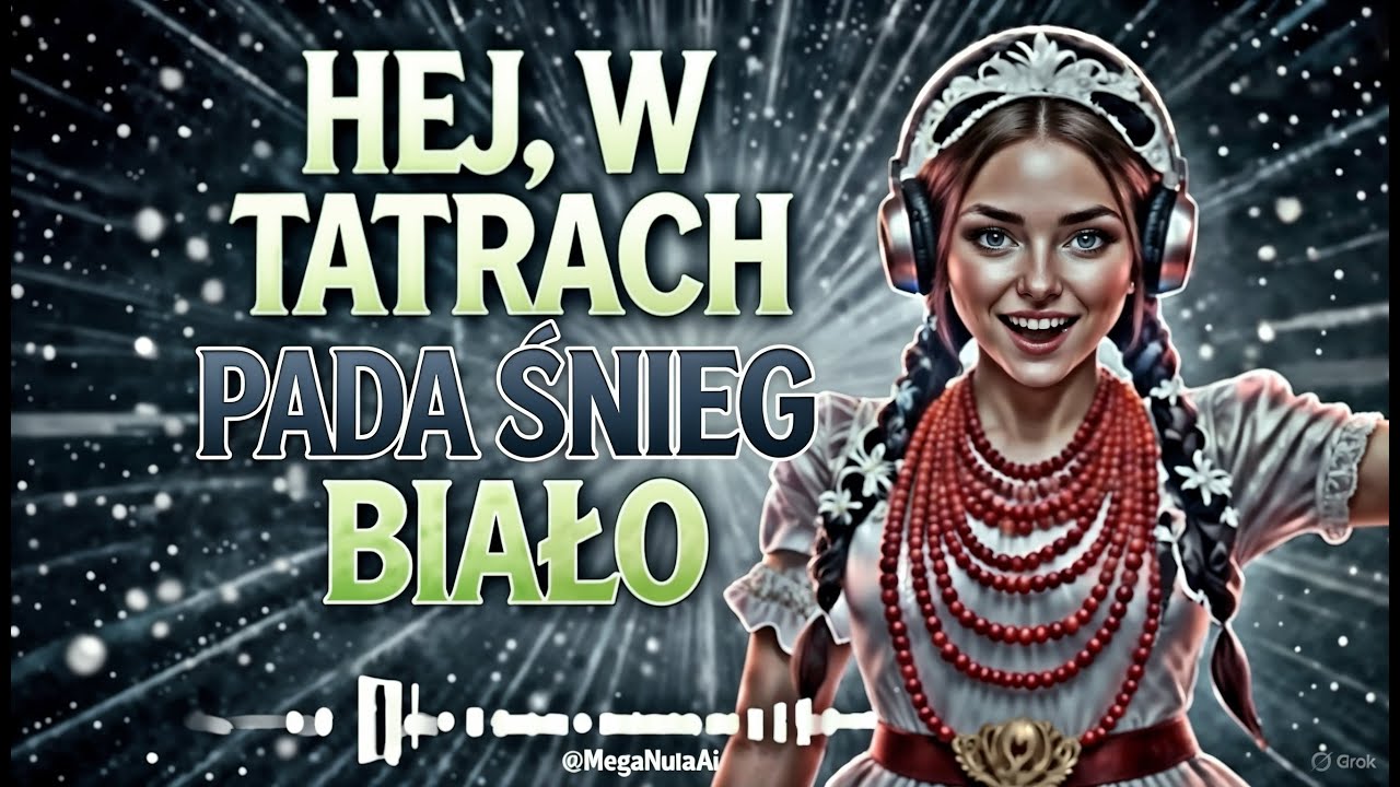 Hej, w Tatrach śnieg pada biało ❄️ Góralskie Disco na Święta! @MegaNutaAi