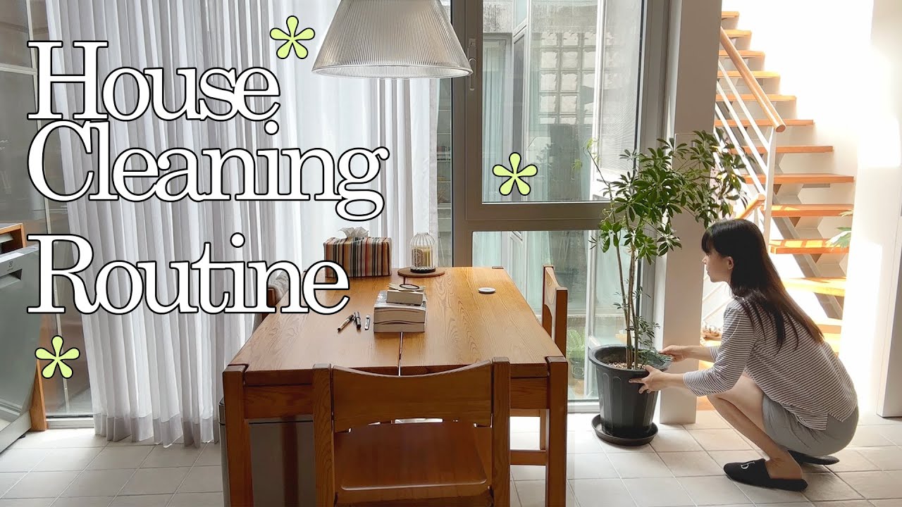 고양이 두 마리 + 3층 집🏠 매일하는 청소루틴, 식물관리 vlog