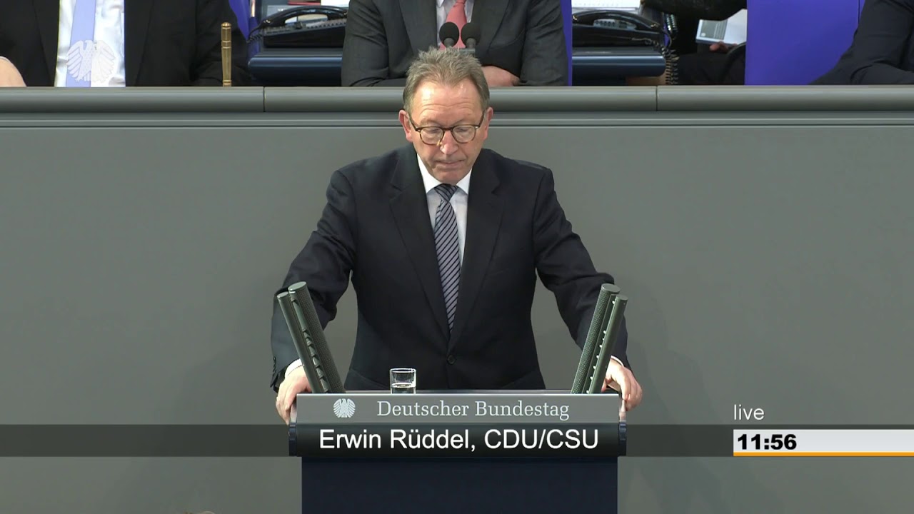 Erwin R&uuml;ddel: Zwei-Klassen-System in der Pflegeversicherung [Bundestag 15.02.2019]