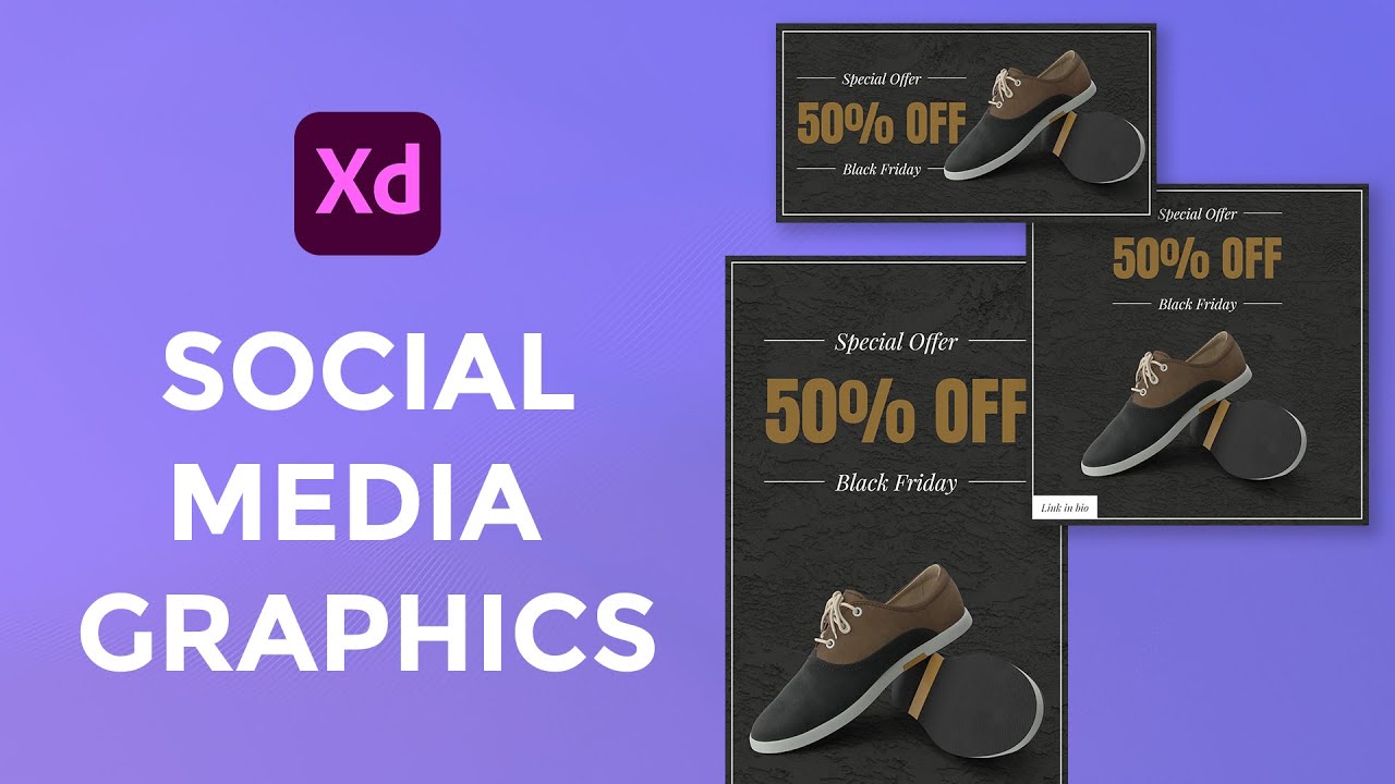Social Media Graphics Design in Adobe Xd