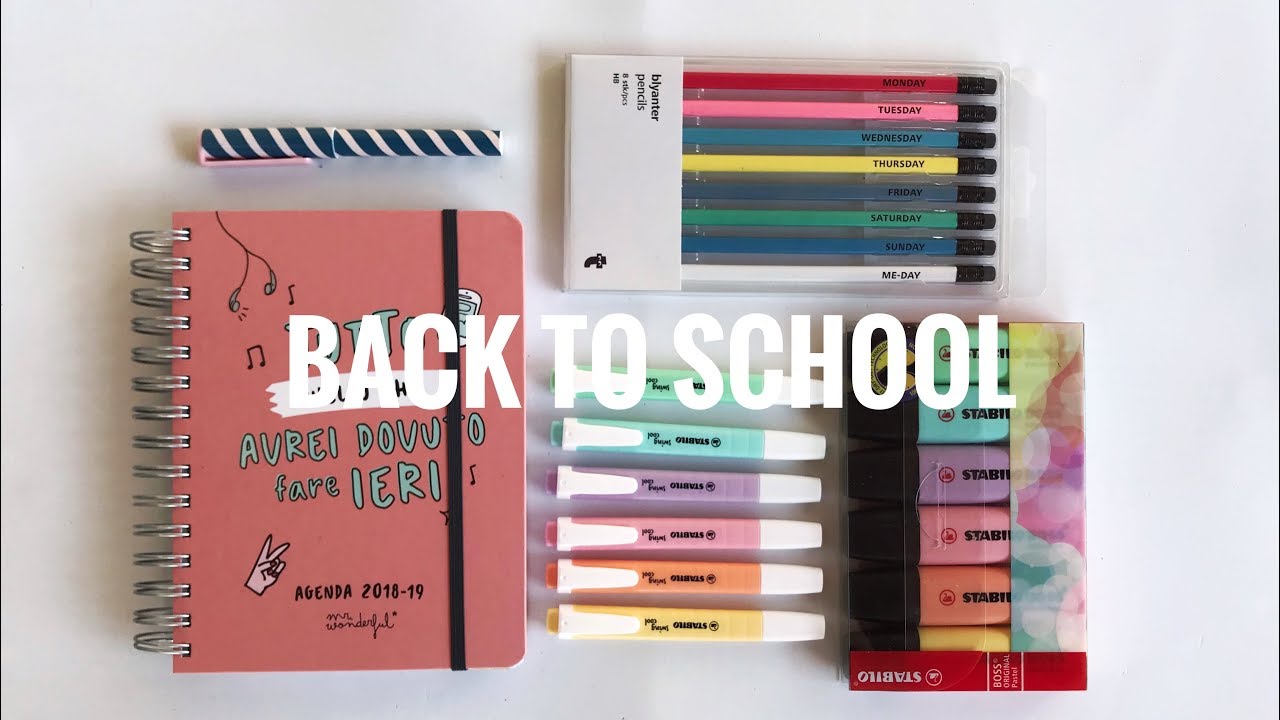 BACK TO SCHOOL SUPPLIES HAUL (Ita) #backtoschool