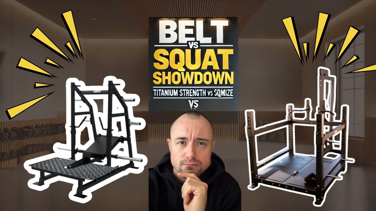 Home Gym Beintraining 💪 Belt Squat Battle: SQMIZE vs Titanium Strength Elite Series – Wer gewinnt?