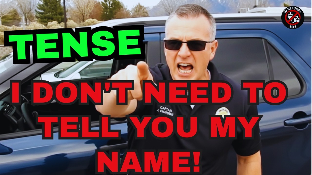 ID Refusal: Sandy Police Captain fails his own law! | ID REFUSAL