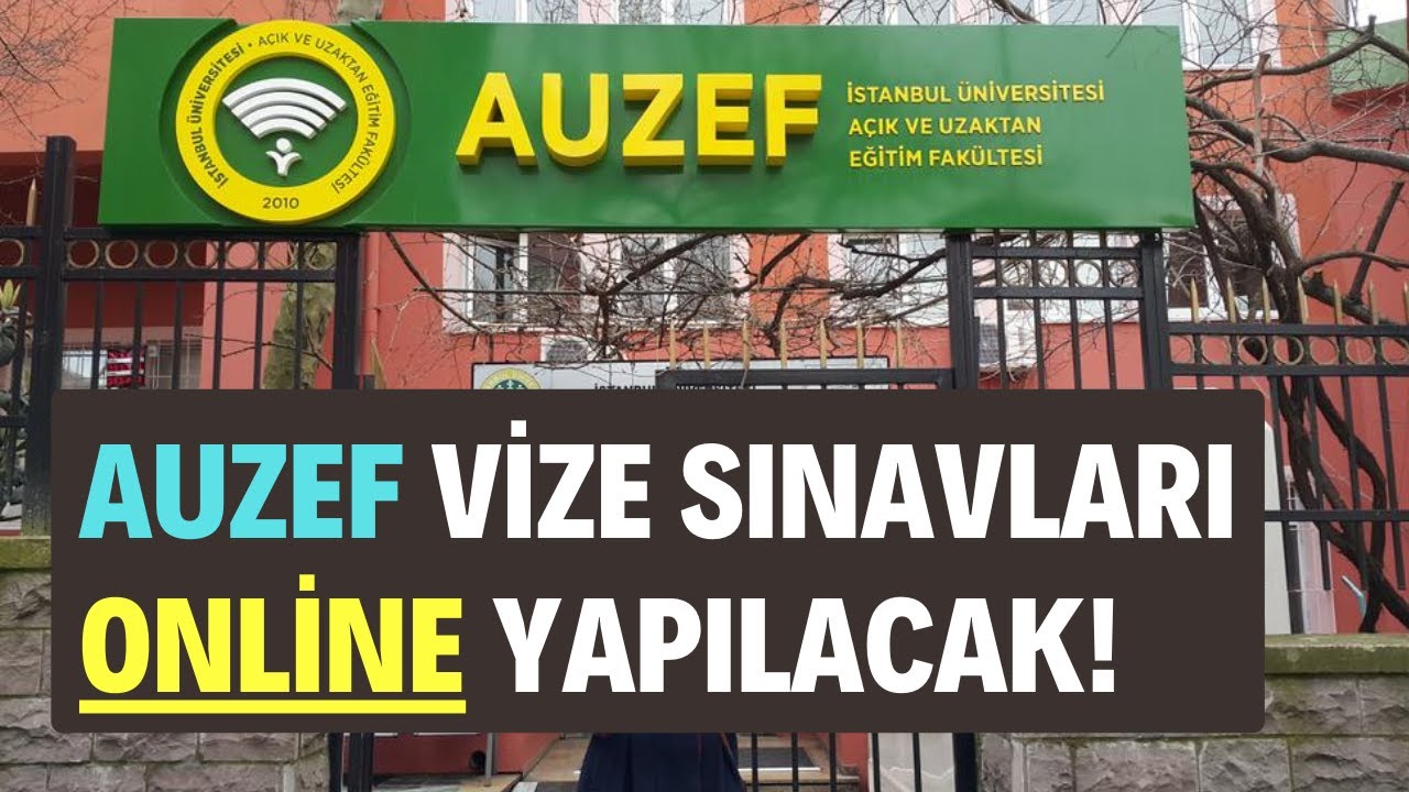 AUZEF ARA (VİZE) SINAVLARI ONLİNE YAPILACAK? Bahar D&ouml;nemi Vize  Sınavları Hakkında A&ccedil;ıklama Yapıldı.