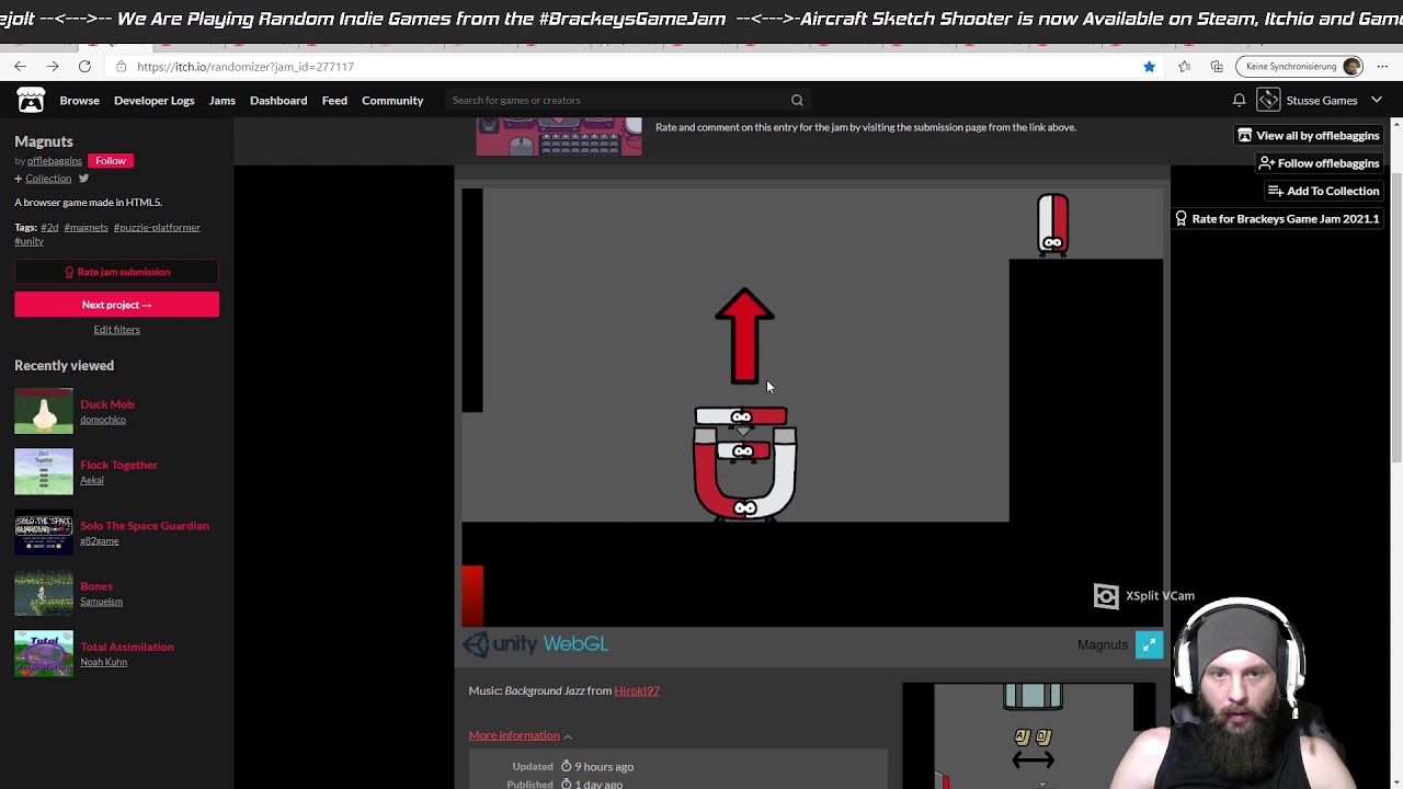 Magnuts - Playing #BrackeysGameJam Games