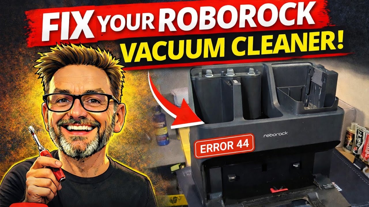 Roborock Error 44 Fixed! Dirty Water Issue Solved Fast