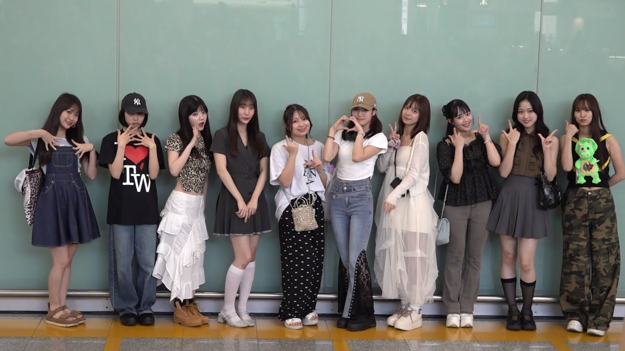 Juice=Juice (ジュースジュース) 香港空港 Hong Kong Airport Arrival 20250907 (Taipei→Hong Kong)