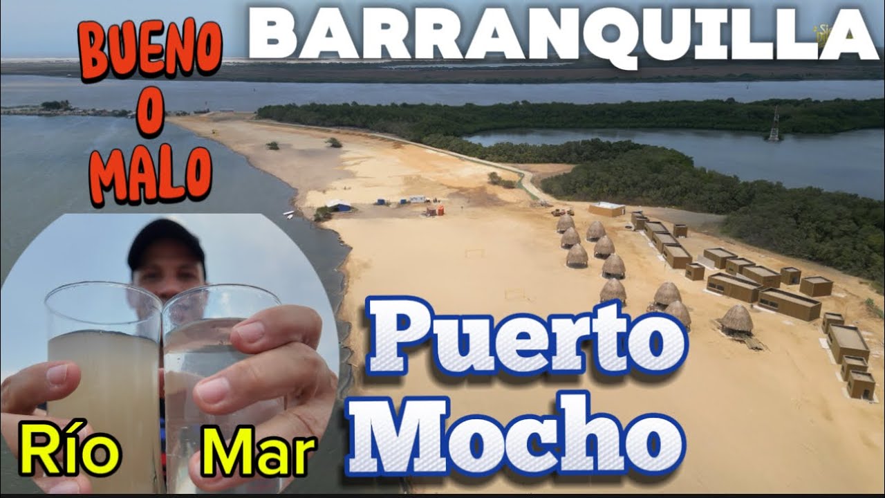 No SE BAÑE en esta Playa😞SIN antes  VER  este video de Puerto Mocho? 👋La Única Playa de Bquilla👍🏼