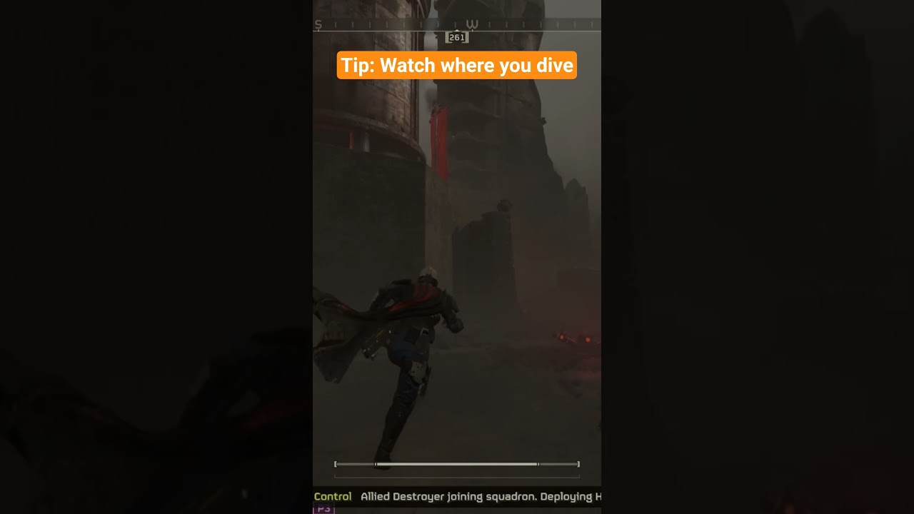 Tip: Watch where you're diving 