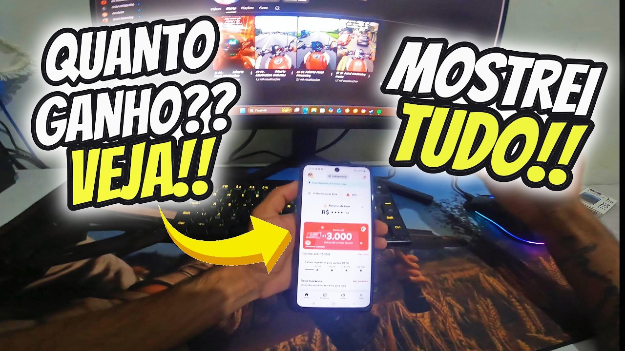 QUANTO UM MOTOBOY GANHA EM 15 e 30 DIAS NO APPS ?? *Veja Mostrei Tudo*😱🔥