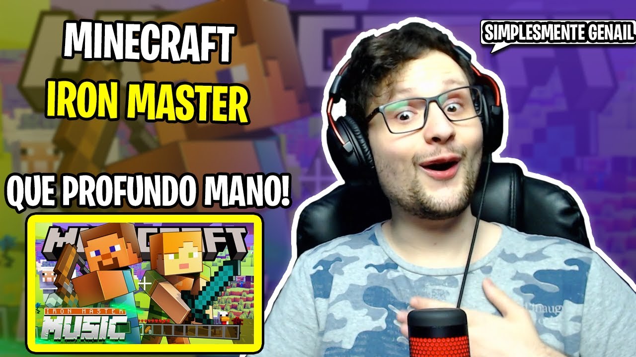 Aprender Com a Dor | Steve e Alex (Minecraft) | Iron Master - REACT