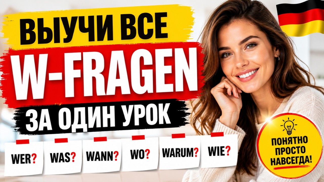 Вопросительные слова (W-Fragen) в немецком языке: Полное руководство! ❓🇩🇪