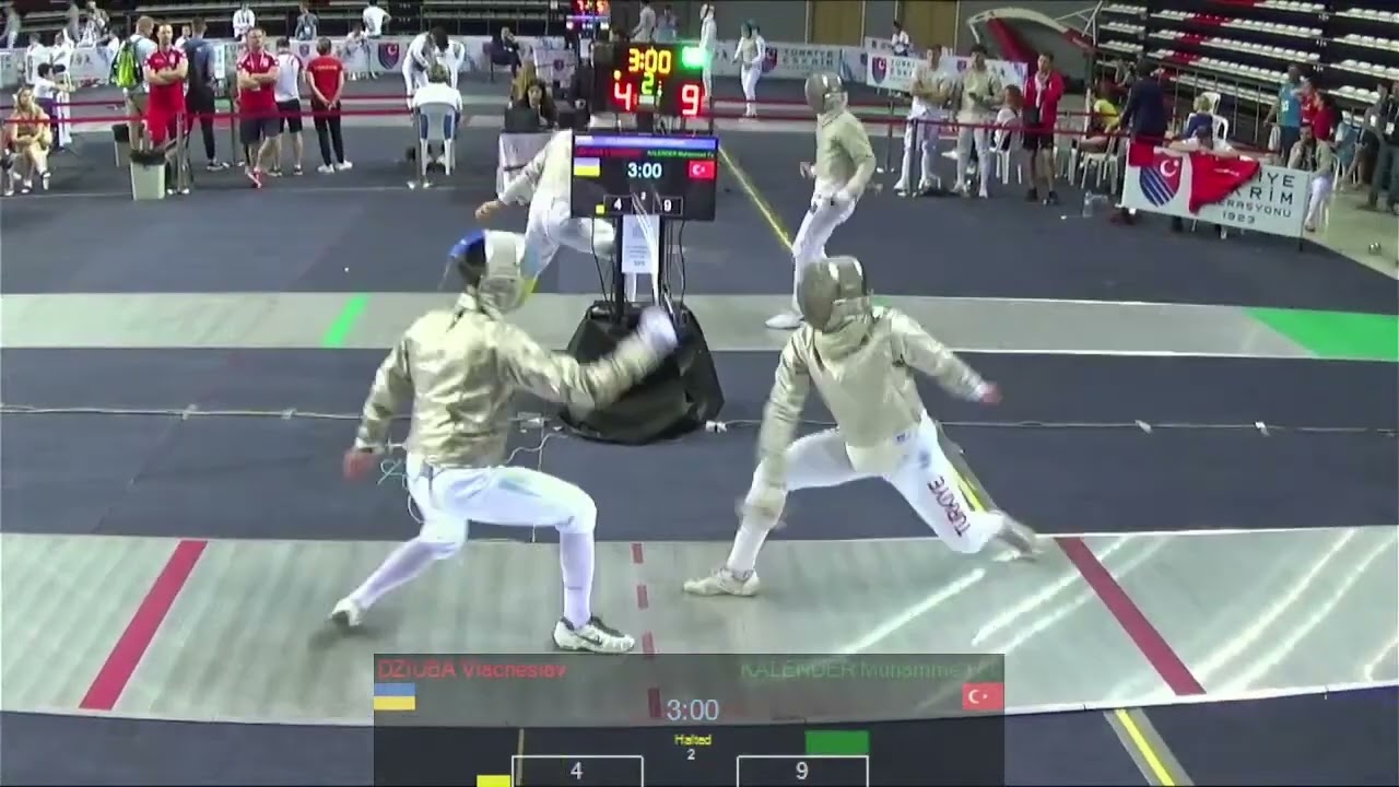 European Championships 2024 U23MS - L32 - Viacheslav Dziuba UKR v Furkan Kalender TUR