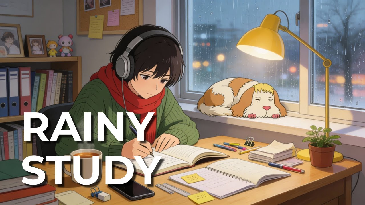 Rainy Day Study — Cozy Lofi for Focus