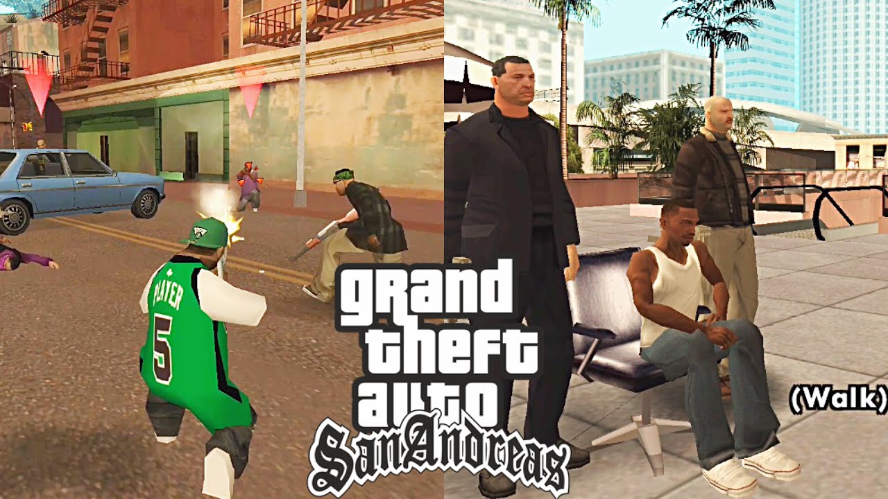 GTA San Andreas Gameplay - DYOM mission - GroveStreet is King, Cj Betrayed GroveStreet Families+more