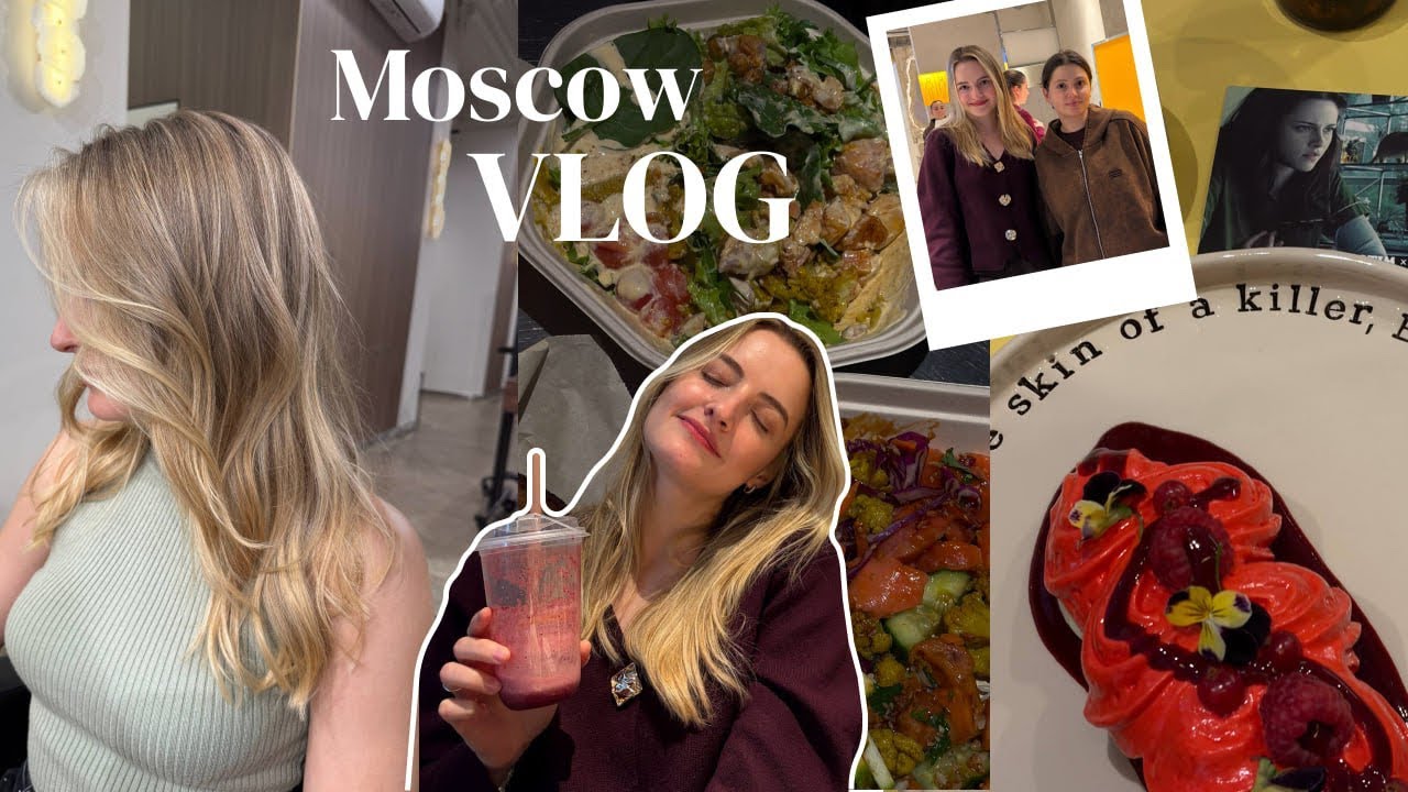 VLOG: Пробуем салаты в Салатнице | Преображение в блонд | Лучшие сырники в Москве 