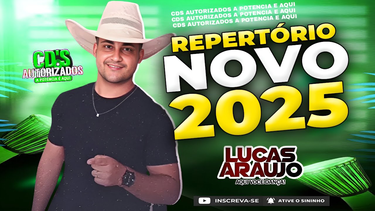 LUCAS ARA&Uacute;JO AQUI VC DAN&Ccedil;A -  REPERT&Oacute;RIO NOVO ATUALIZADO (2025)