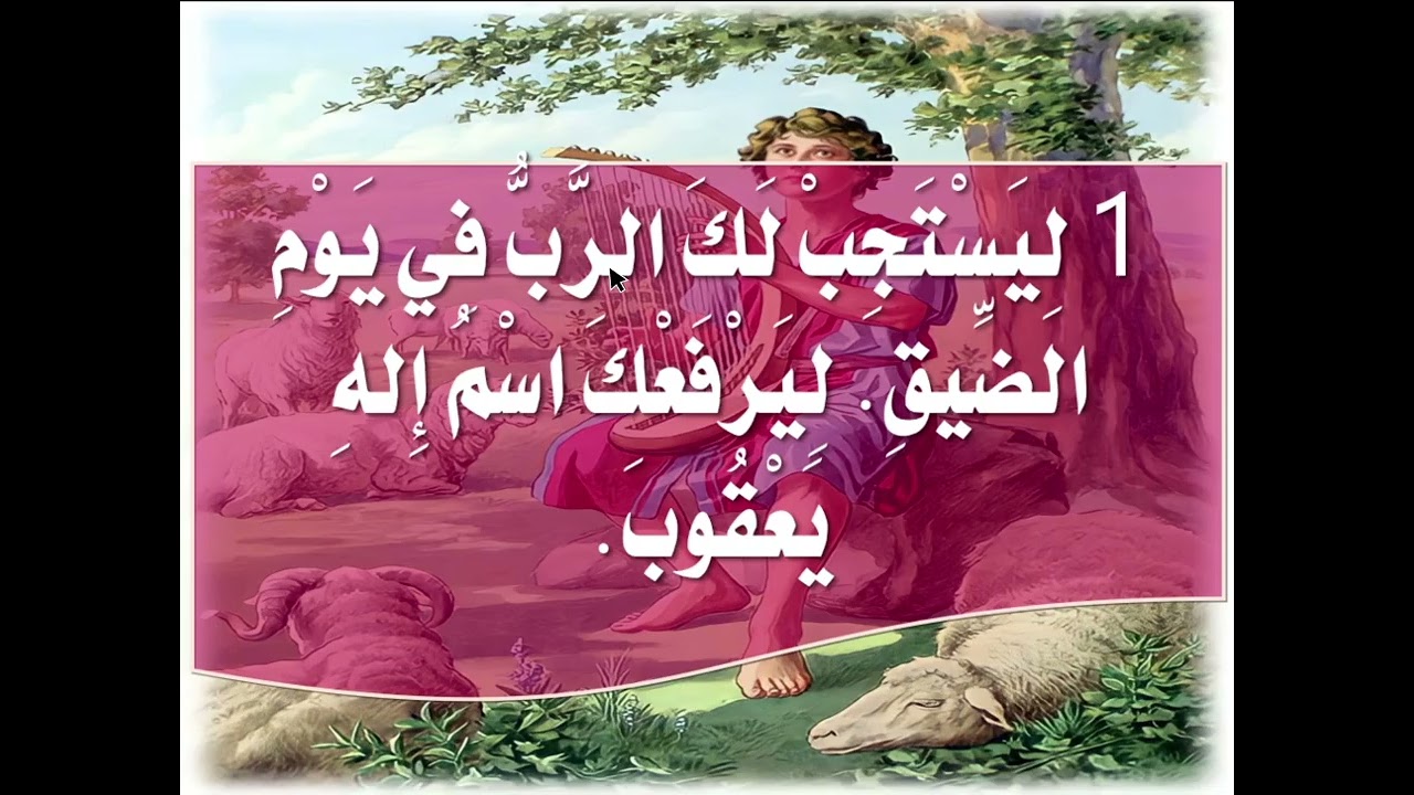 تفسير سفر المزامير - مزمور 20 - يستجيب لك الرب في يوم الضيق ينصرك اسم اله يعقوب - ابونا داود مكرم