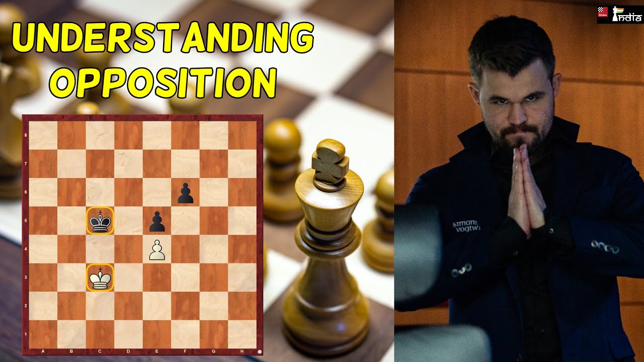Understanding Opposition in pawn endgame with Carlsen and Firouzja