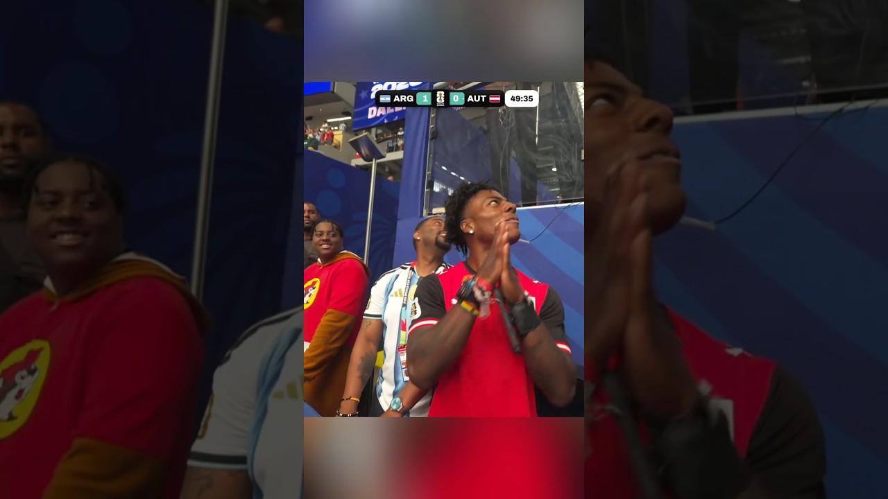 IShowSpeed Gets TROLLED by Messi Fan After Messi&rsquo;s Goal #ishowspeed #messi #fifa